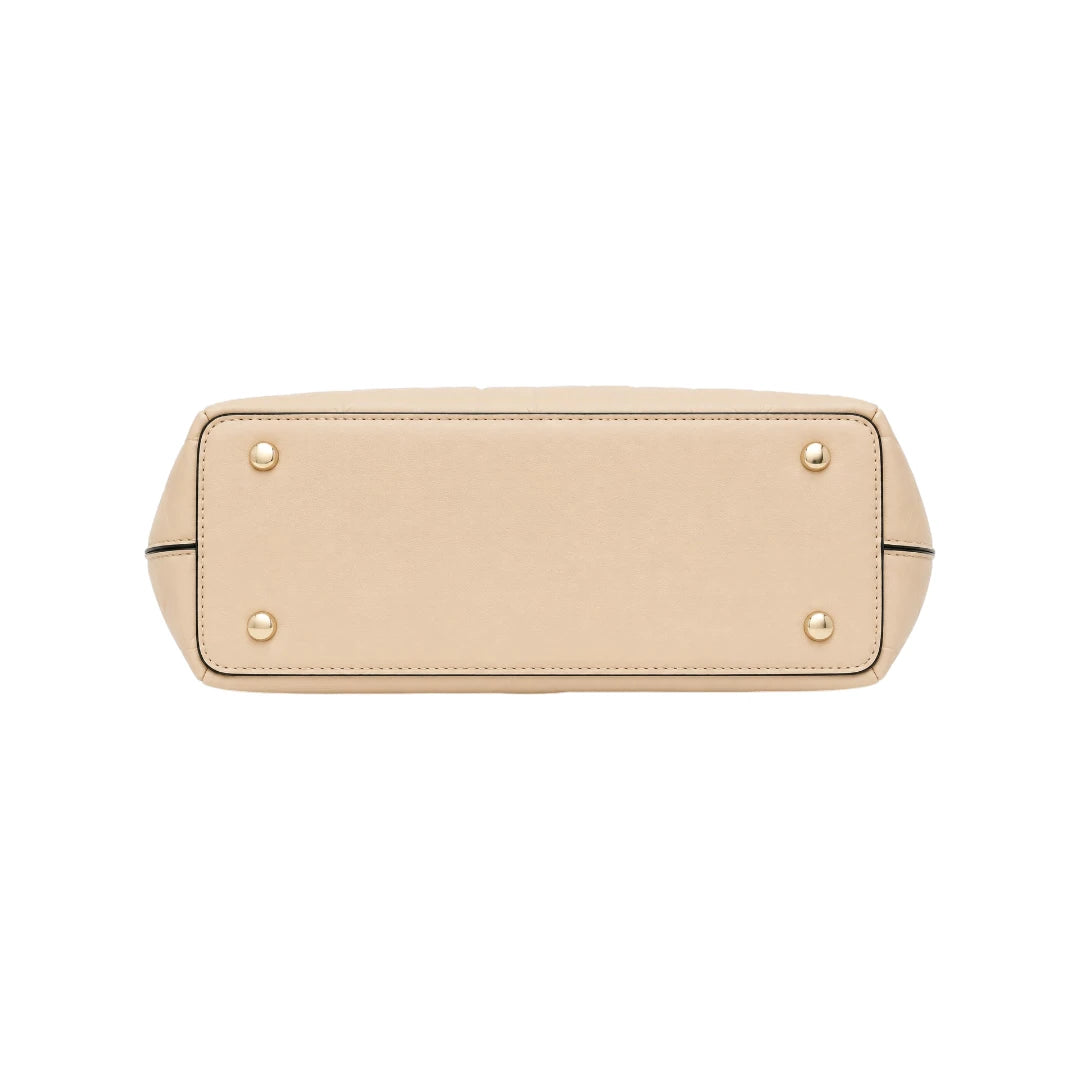 Ziqo Amora Beige Geometric Fashion Handbag