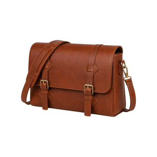 Ziqo Brown Elegant Everyday Satchel Carry Bag