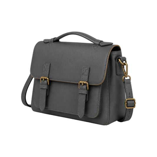 Ziqo Camden Grey Classic Everyday Satchel Bag