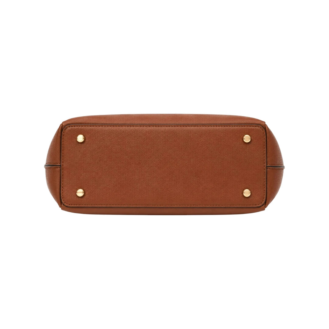 Ziqo Verona Brown Classic Structured Fashion Handbag