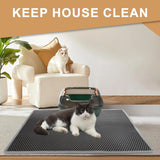 Cat Litter Mat Double Layer Pet Non Slip Big Pet Litter Box Filter Mat wear