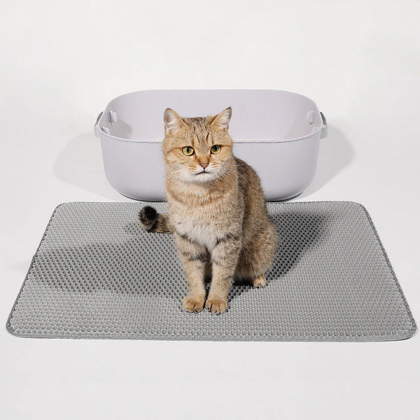 Cat Litter Mat Double Layer Pet Non Slip Big Pet Litter Box Filter Mat wear