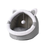 Cat Bed House Kennel Nest Round Pets Sleeping Cave Kitten Beds Pet Basket