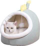 Cat Bed House Kennel Nest Round Pets Sleeping Cave Kitten Beds Pet Basket