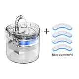 Cat Water Feeder Automation Sensor Faucet Fountain Food Grade Transparent Plastic