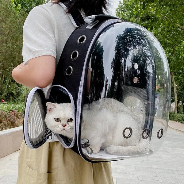 Transparent Cat Carrying Bags Space Breathable Pet Backpack Portable Puppy Pets Backpack