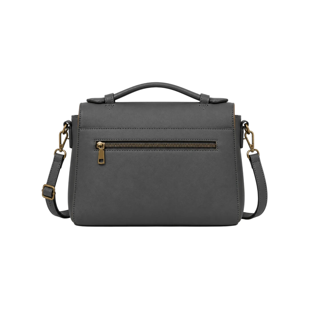 Ziqo Camden Grey Classic Everyday Satchel Bag