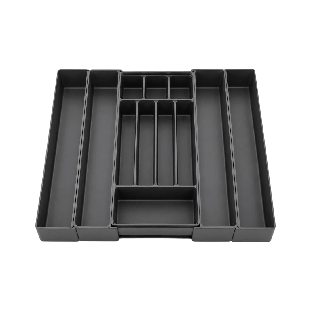 Ziqo Expandable Multi-Compartment Drawer Organizer - Kitchen & Office Storage Tray