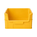 Ziqo Stackable Open-Front Storage Bin - Bright Yellow Utility Crate