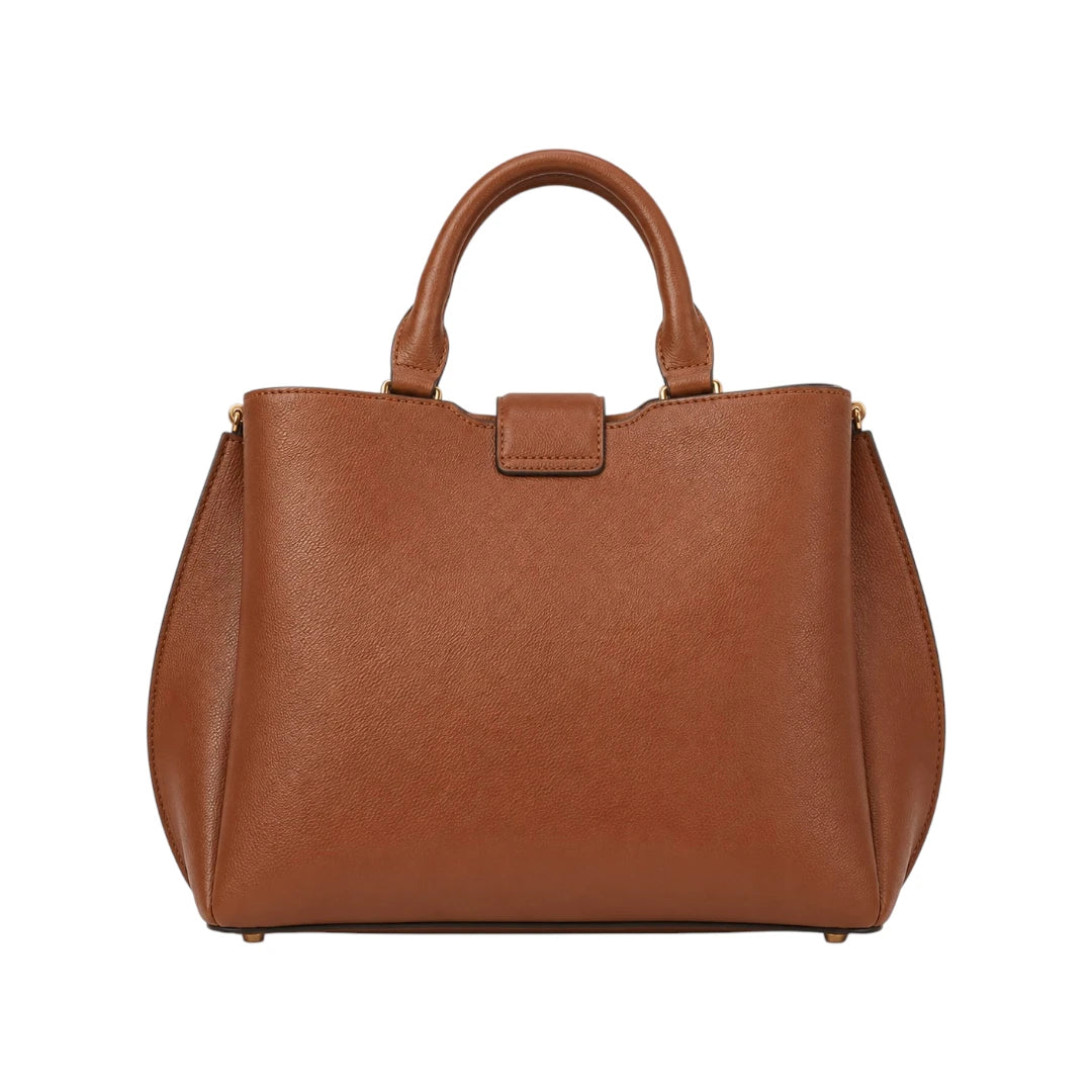 Ziqo Verona Brown Classic Structured Fashion Handbag